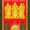 Lịch phù điêu khung nhựa Phúc Lộc Thọ