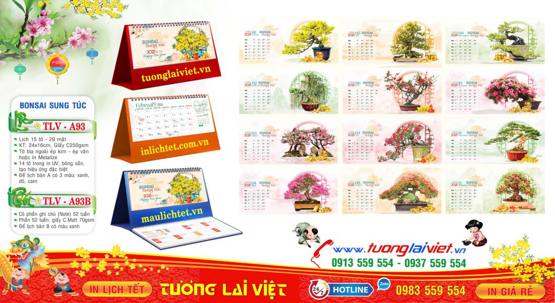 Mẫu Lịch Bàn 2026